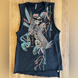 free people beaded top